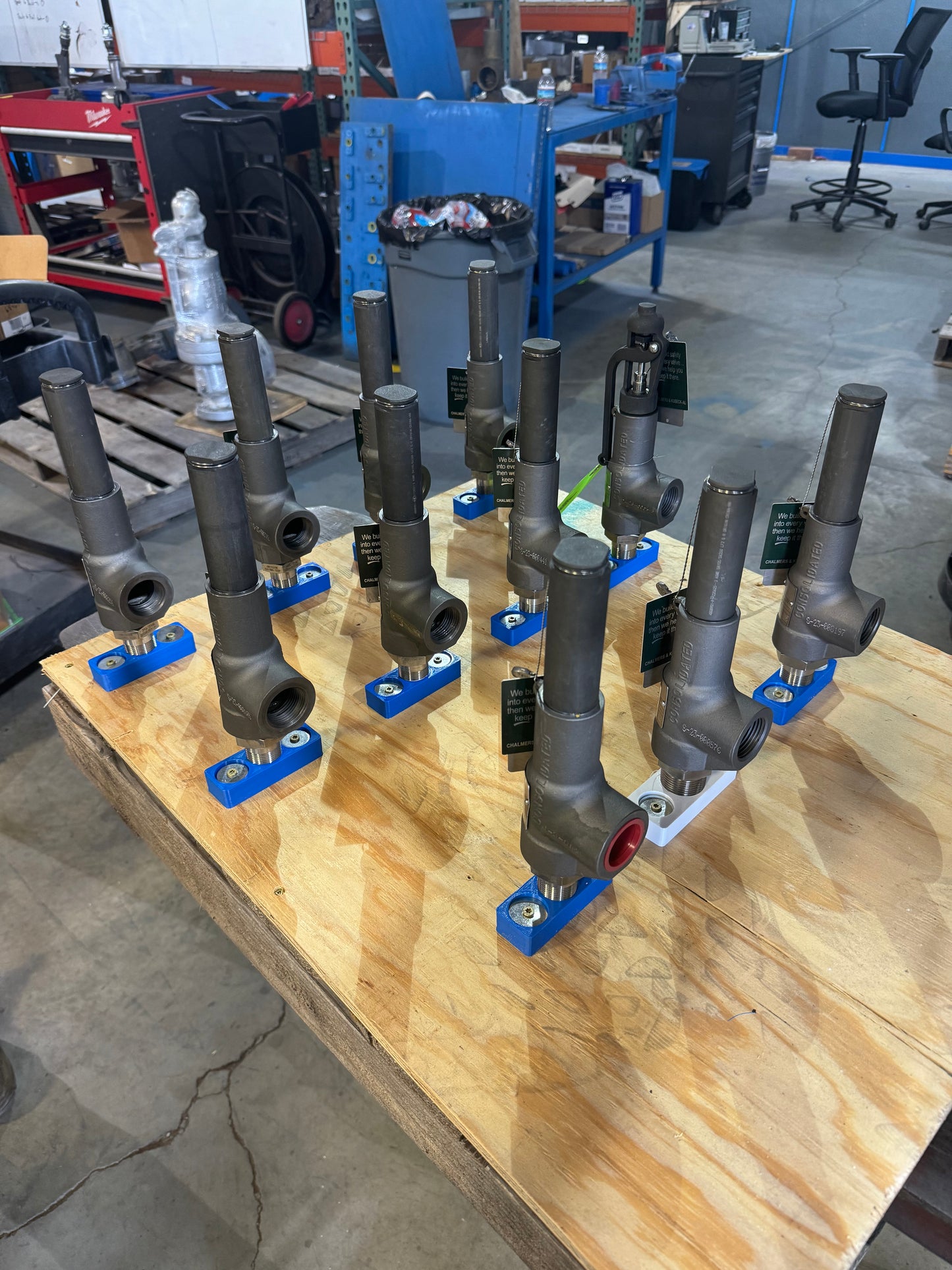 Pallet Mount for Portable Valves