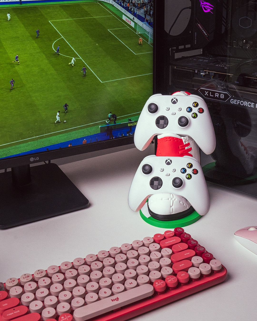 Soccer Shoes Dual Controller Holder