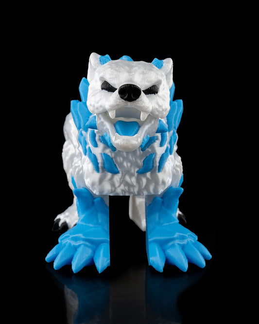 Icebound Polar Bear