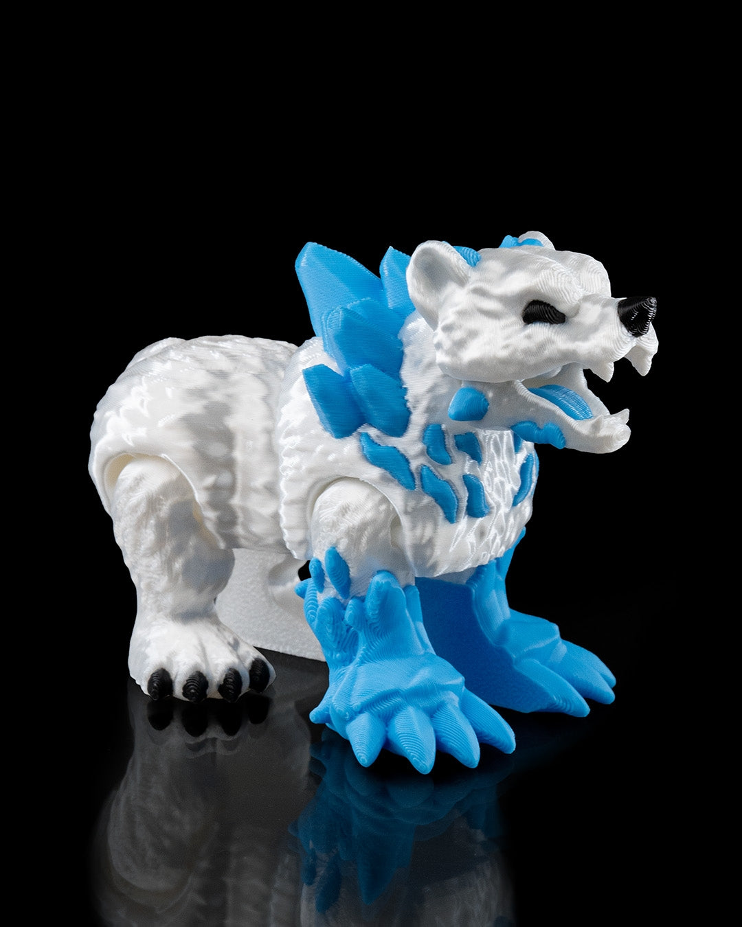 Icebound Polar Bear